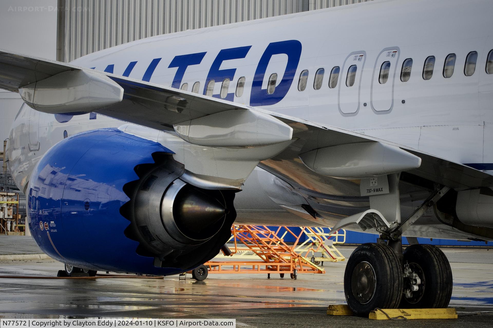 N77572, 2023 Boeing 737-9 MAX C/N 67192, CFMI LEAP-1B SFO 2024.