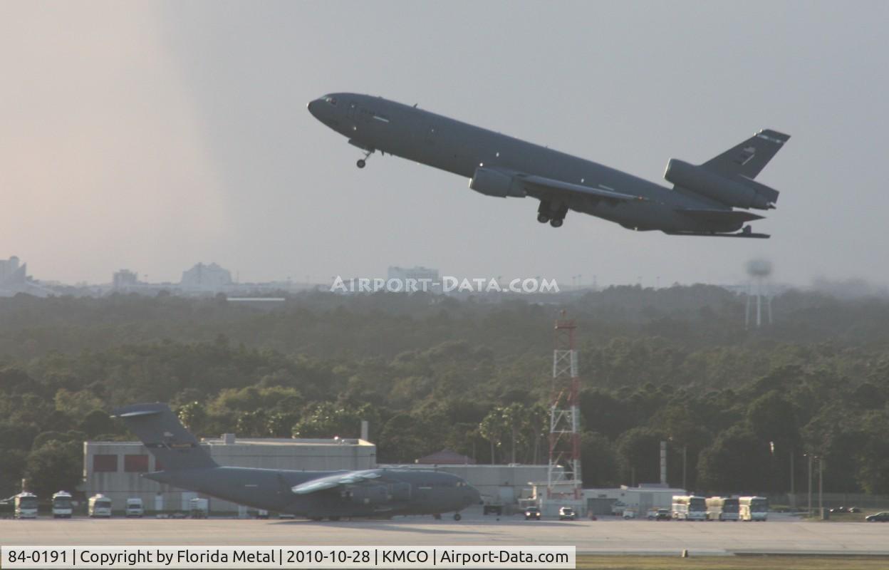 84-0191, 1984 McDonnell Douglas KC-10A Extender C/N 48230, MCO zx