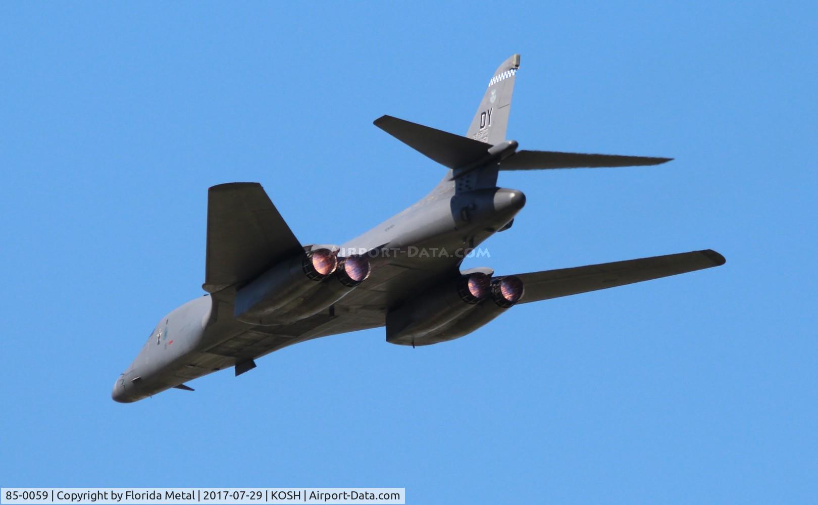 85-0059, 1985 Rockwell B-1B Lancer C/N 19, B-1 zx
