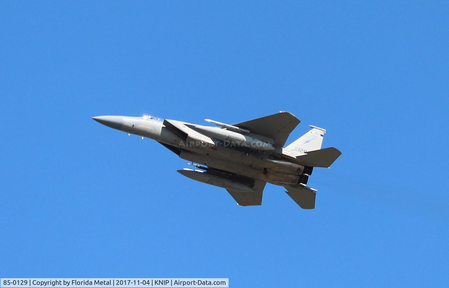 85-0129, 1985 McDonnell Douglas F-15D Eagle C/N 0945/D055, NAS JAX 2017 zx