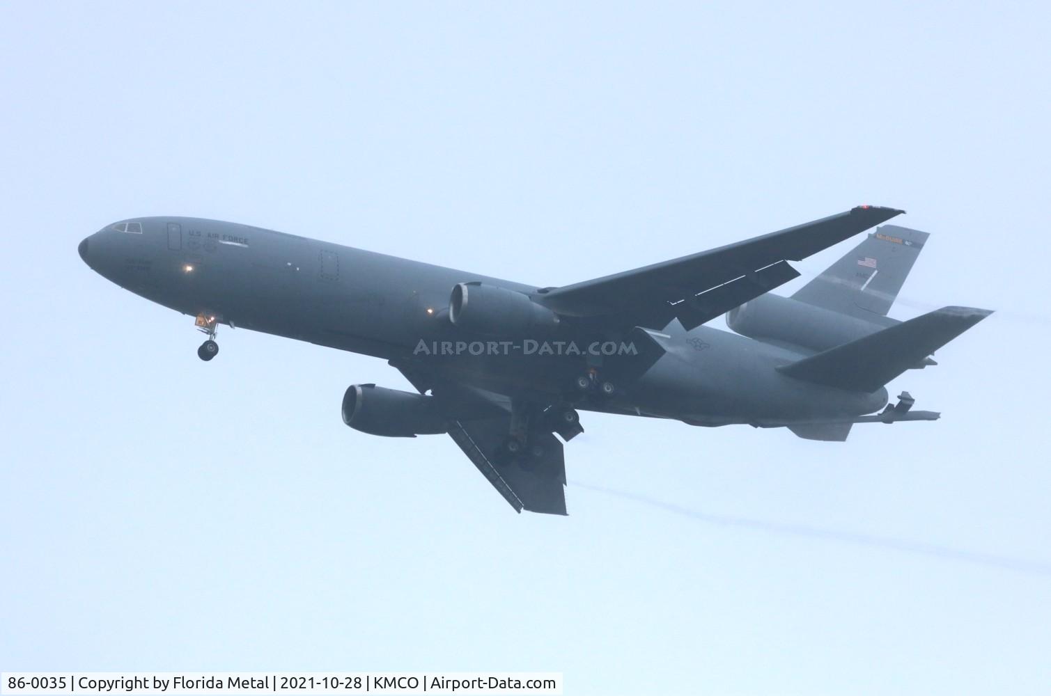 86-0035, 1986 McDonnell Douglas KC-10A Extender C/N 48248, KC-10 zx
