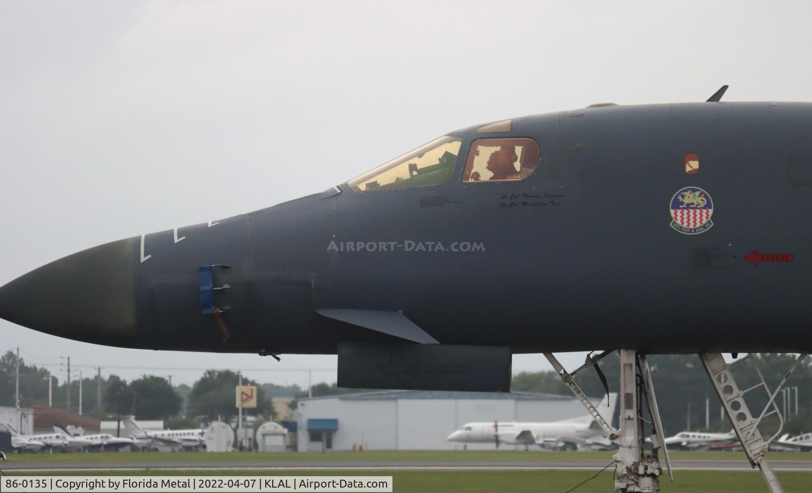 86-0135, 1986 Rockwell B-1B Lancer C/N 95, Sun N Fun 2022 zx LAL