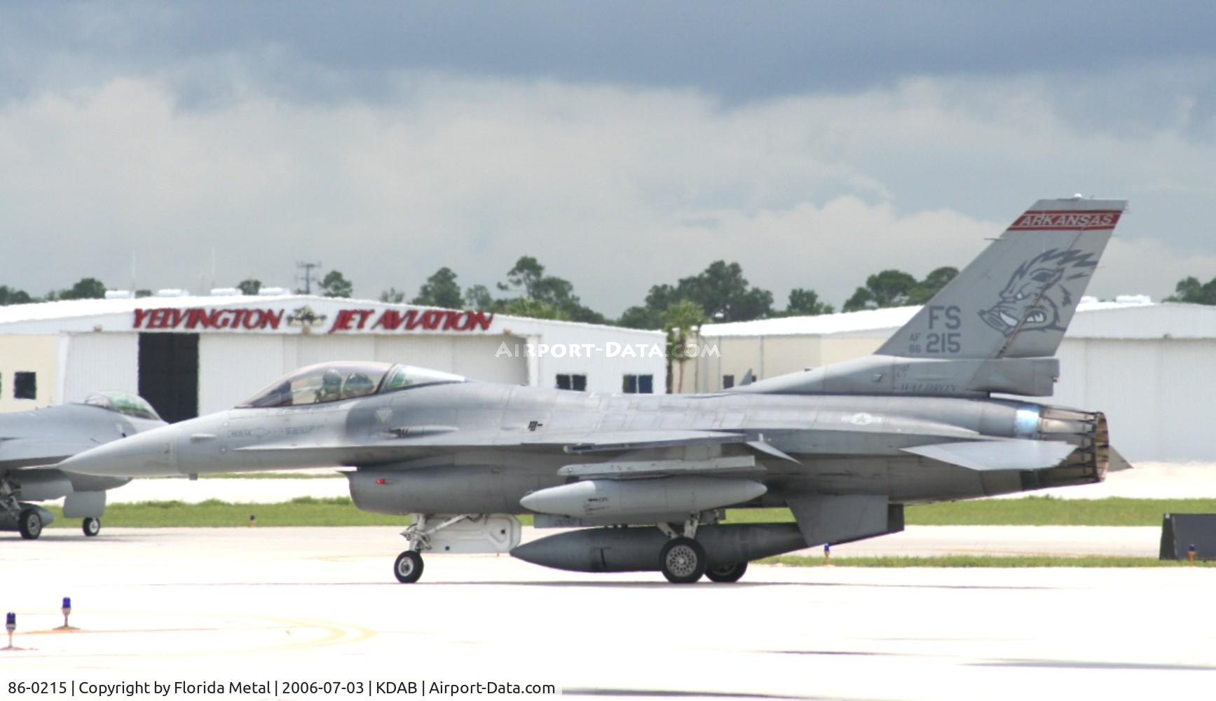 86-0215, 1986 General Dynamics F-16C Fighting Falcon C/N 5C-321, F-16 zx