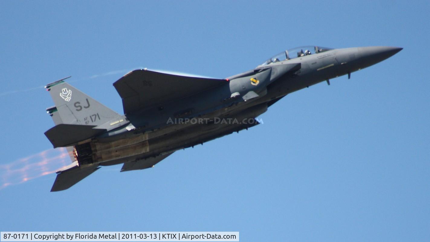 87-0171, 1987 McDonnell Douglas F-15E Strike Eagle C/N 1036/E011, TICO 2011 zx