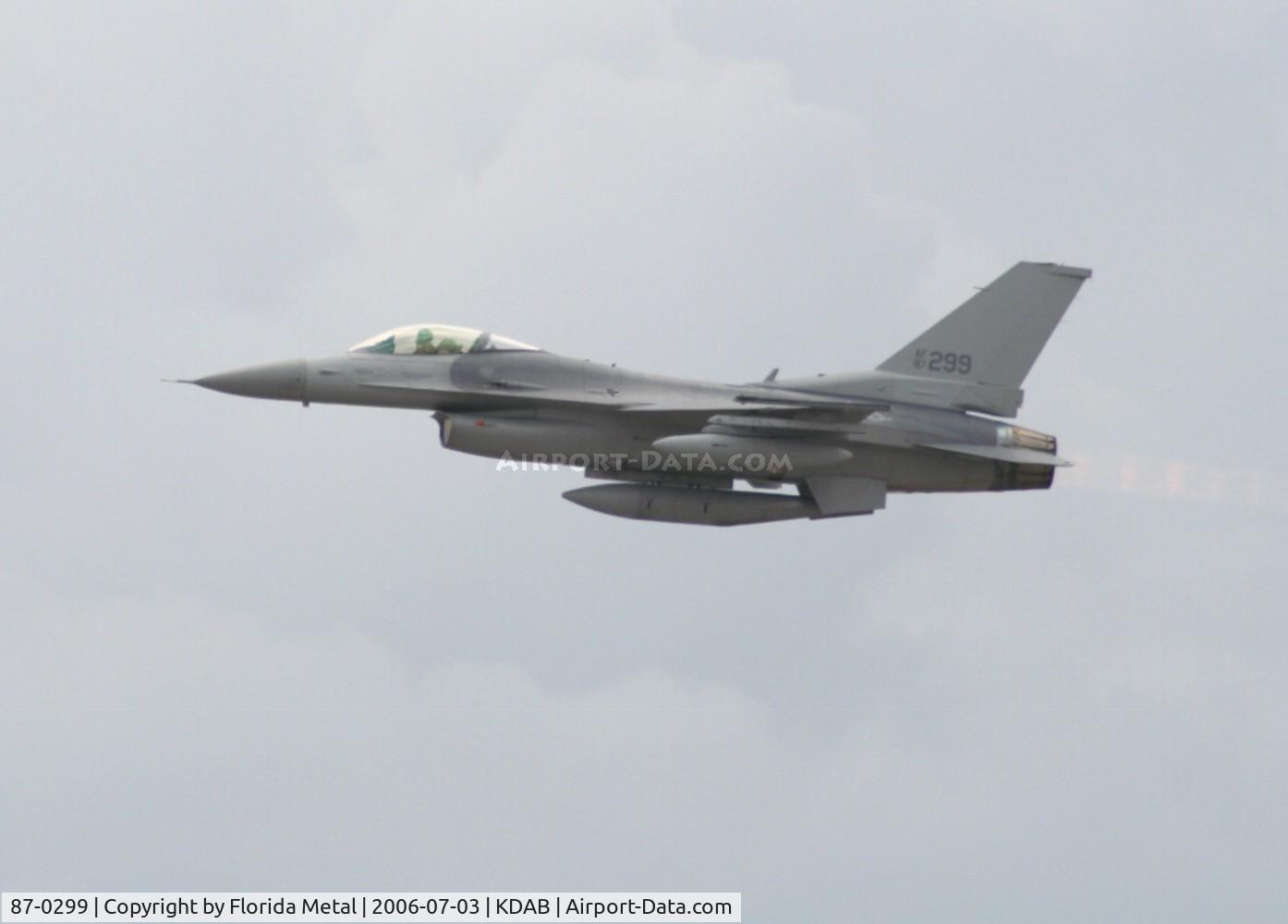 87-0299, 1987 General Dynamics F-16C Fighting Falcon C/N 5C-560, F-16 zx
