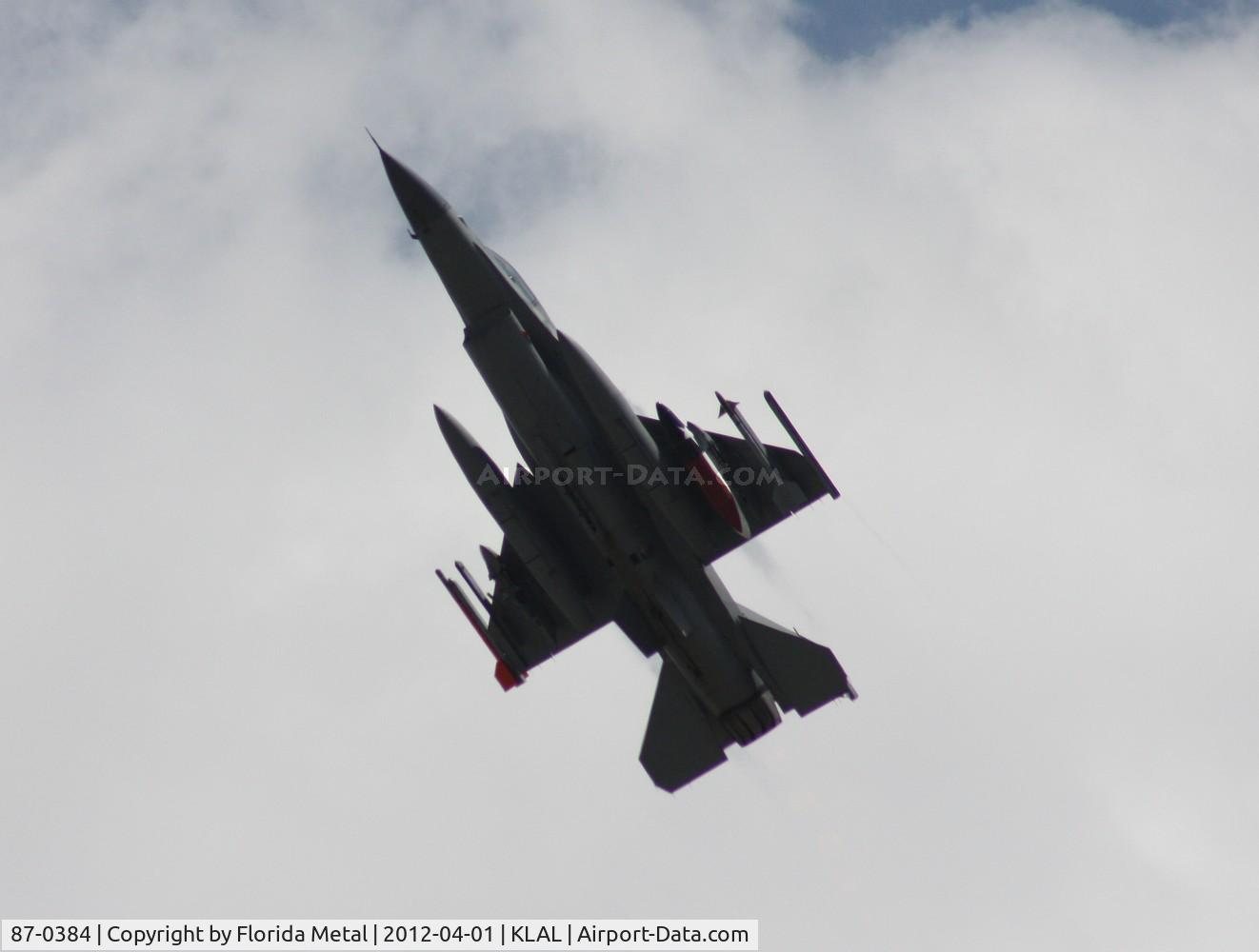 87-0384, 1987 General Dynamics F-16D Fighting Falcon C/N 5D-78, Sun N Fun 2012 zx LAL