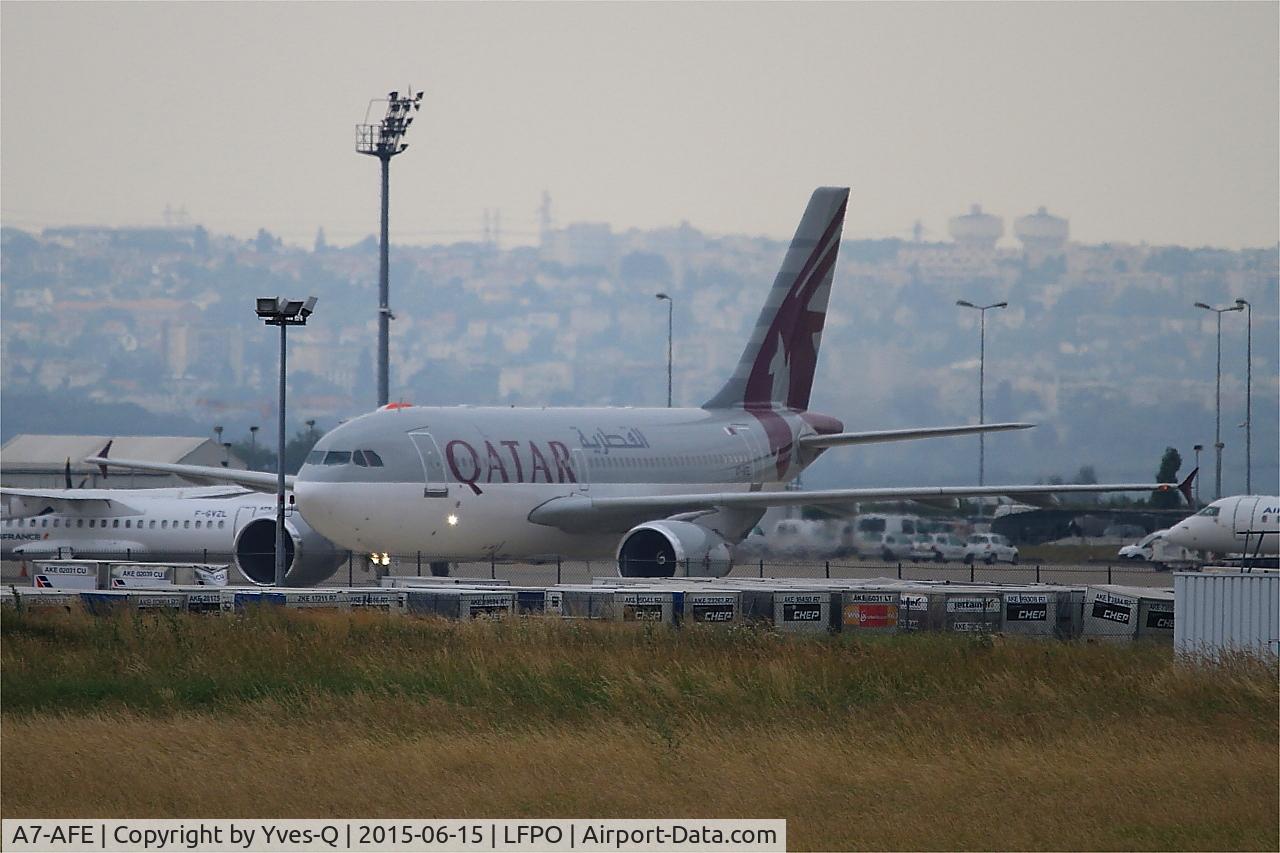 A7-AFE, 1993 Airbus A310-308 C/N 667, Airbus A310-308, Taxiing to parking area, Paris-Orly airport (LFPO-ORY)