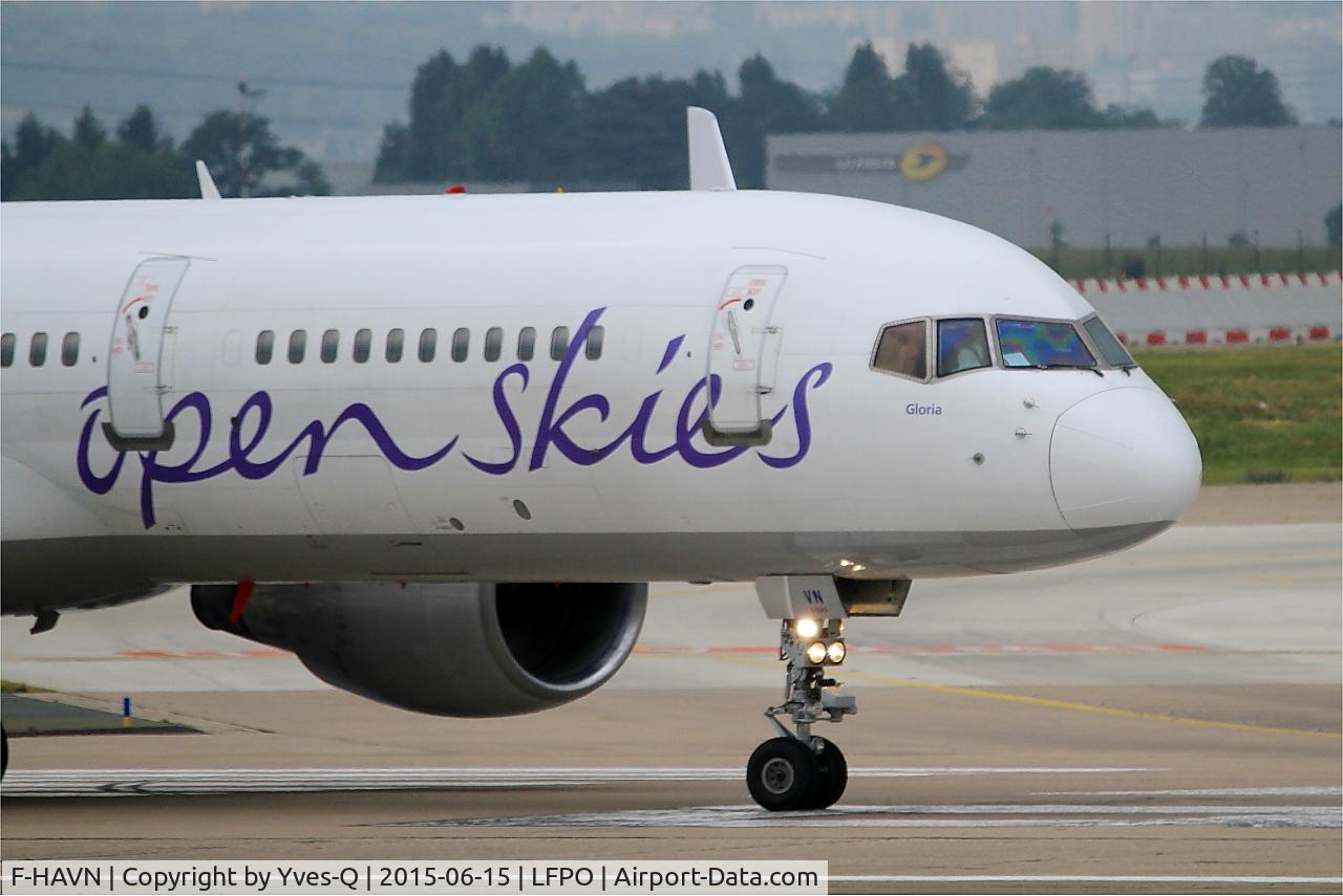 F-HAVN, 1991 Boeing 757-230 C/N 25140, Boeing 757-230, Ready to take off rwy 08, Paris-Orly airport (LFPO-ORY)