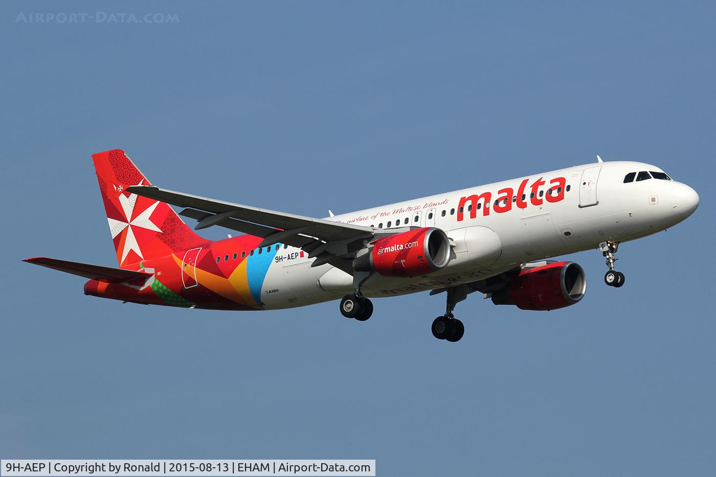 9H-AEP, 2007 Airbus A320-214 C/N 3056, at spl