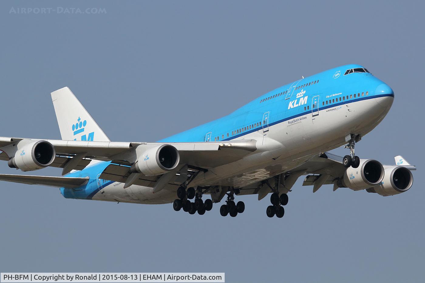 PH-BFM, 1992 Boeing 747-406BC C/N 26373, at spl