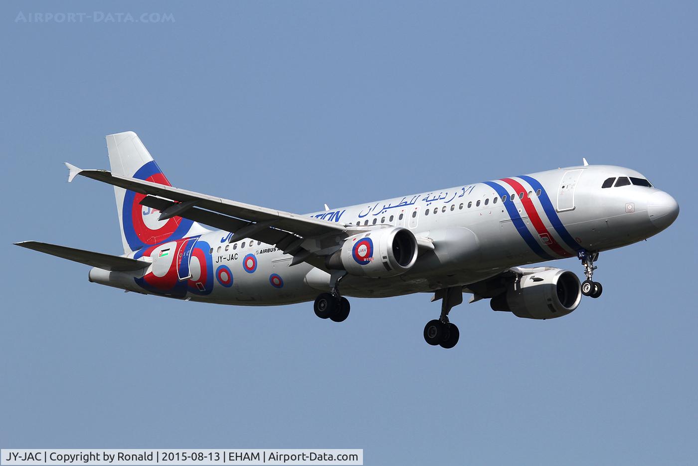 JY-JAC, 1989 Airbus A320-211 C/N 029, at spl