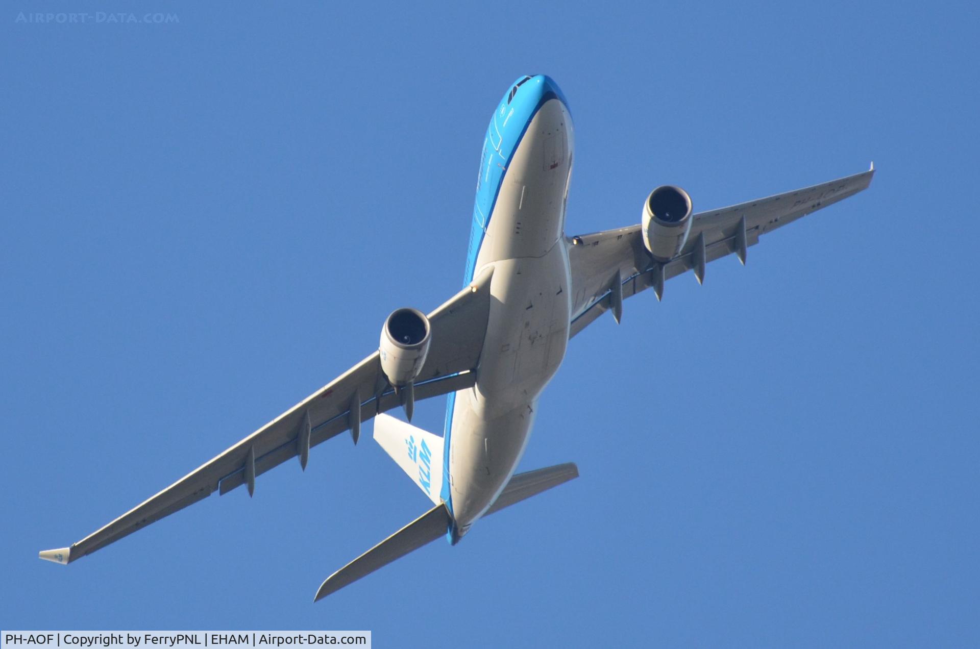 PH-AOF, 2006 Airbus A330-203 C/N 801, Take-off from AMS to WOE