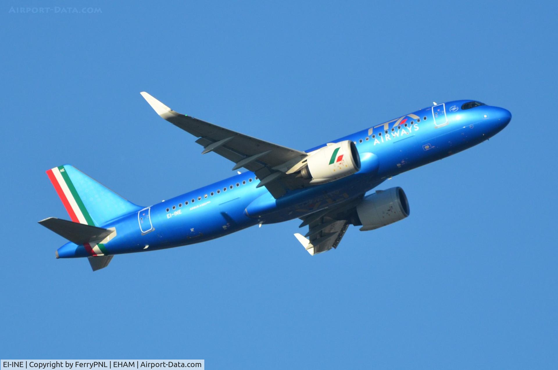 EI-INE, 2023 Airbus A320-271N C/N 11502, ITA A320N departing