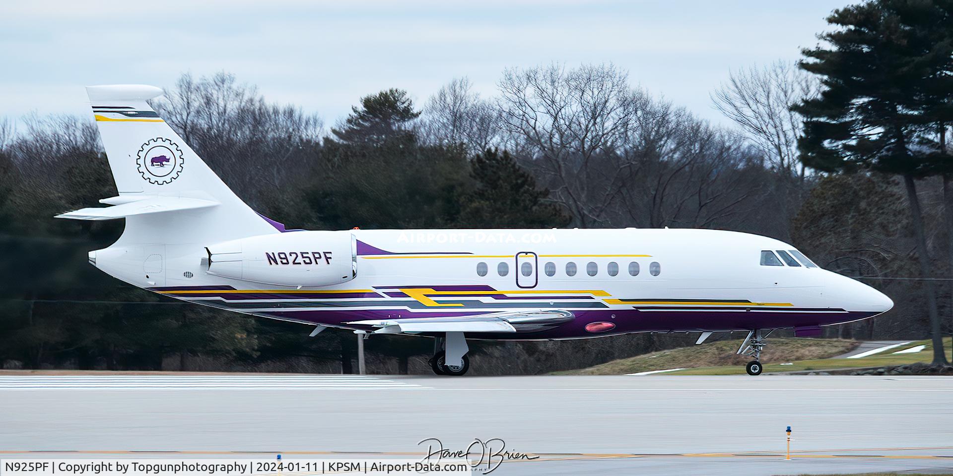 N925PF, 2007 Dassault Falcon 2000EX C/N 114, Planet Fitness ride