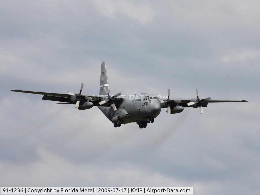 91-1236, 1991 Lockheed C-130H Hercules C/N 382-5286, Thunder Over Michigan 2009 zx