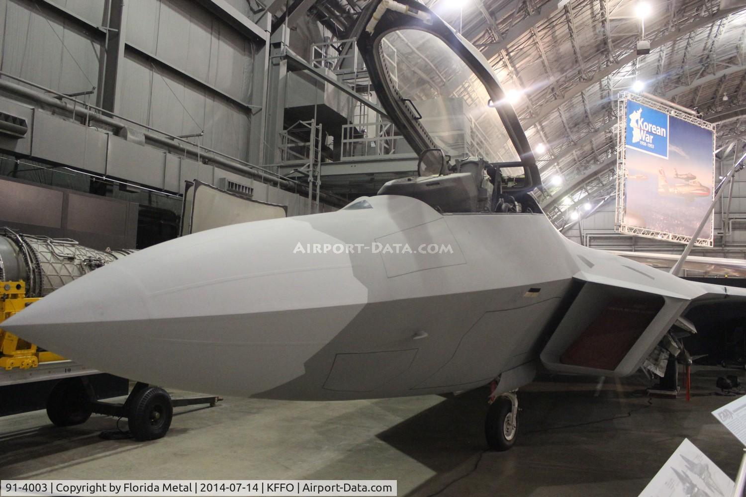 91-4003, 1992 Lockheed Martin F-22A Raptor C/N 4003, USAF Museum zx