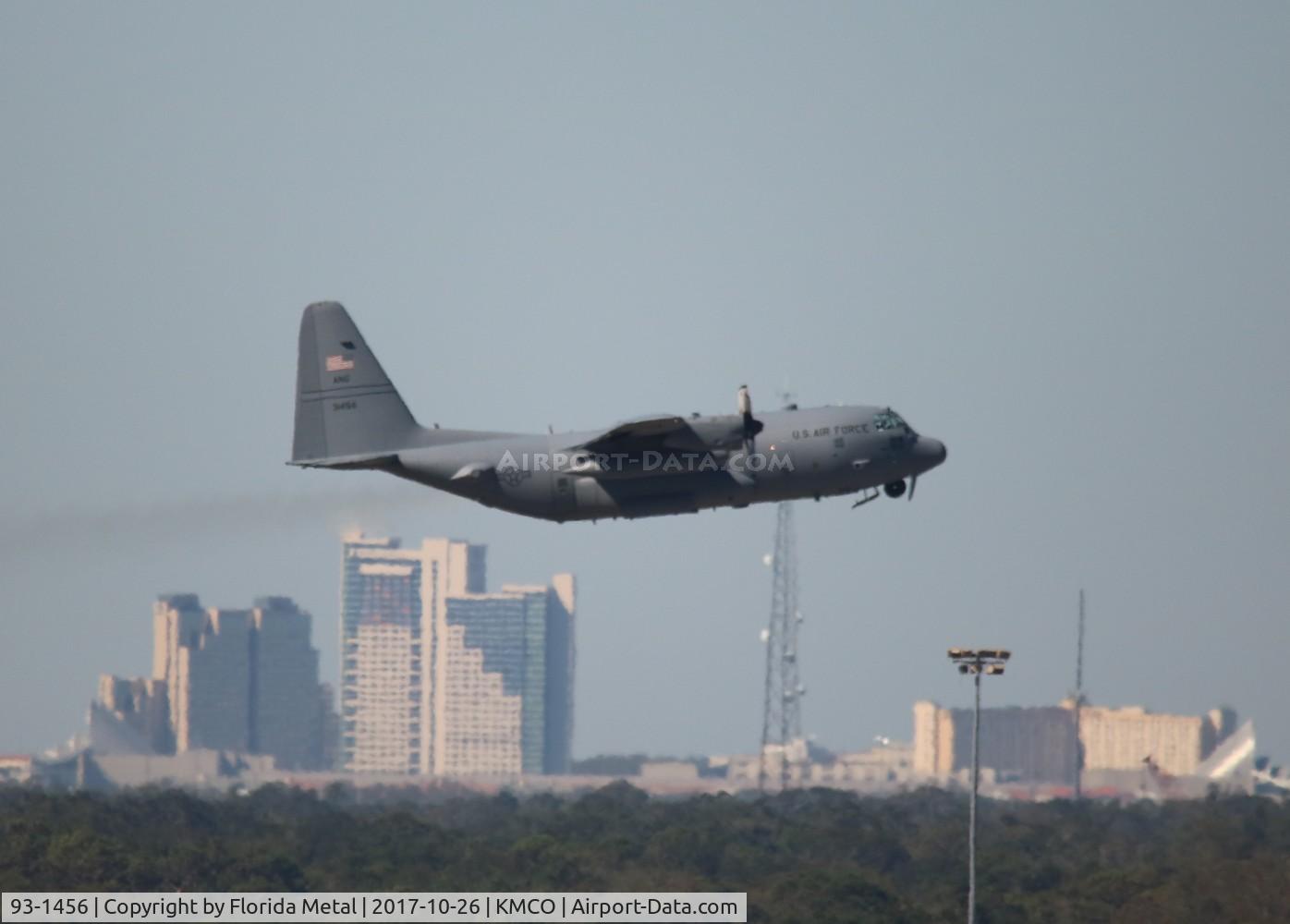 93-1456, 1993 Lockheed C-130H Hercules C/N 382-5361, C-130H zx