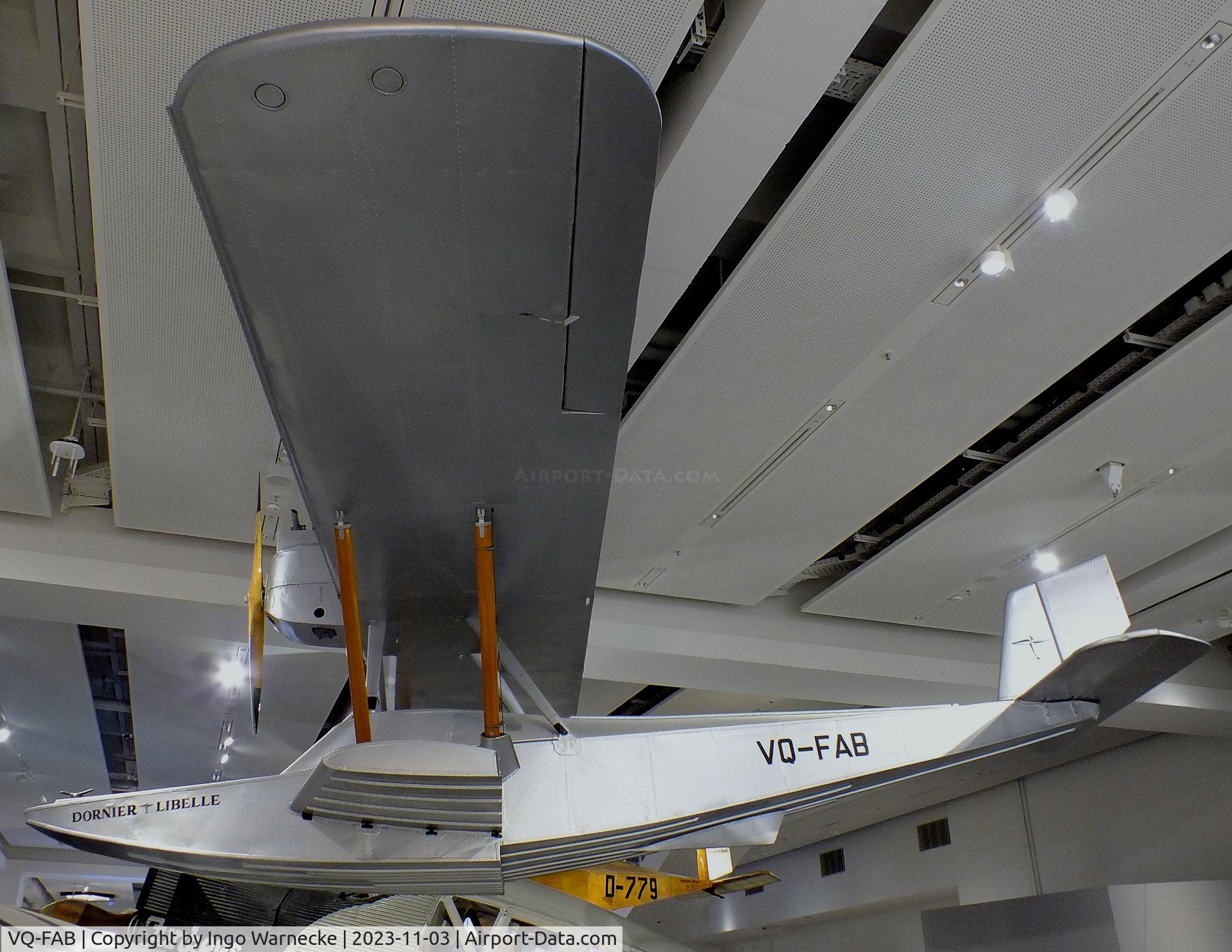 VQ-FAB, 1930 Dornier A Libelle II C/N 117, Dornier A Libelle II at Deutsches Museum, München (Munich)