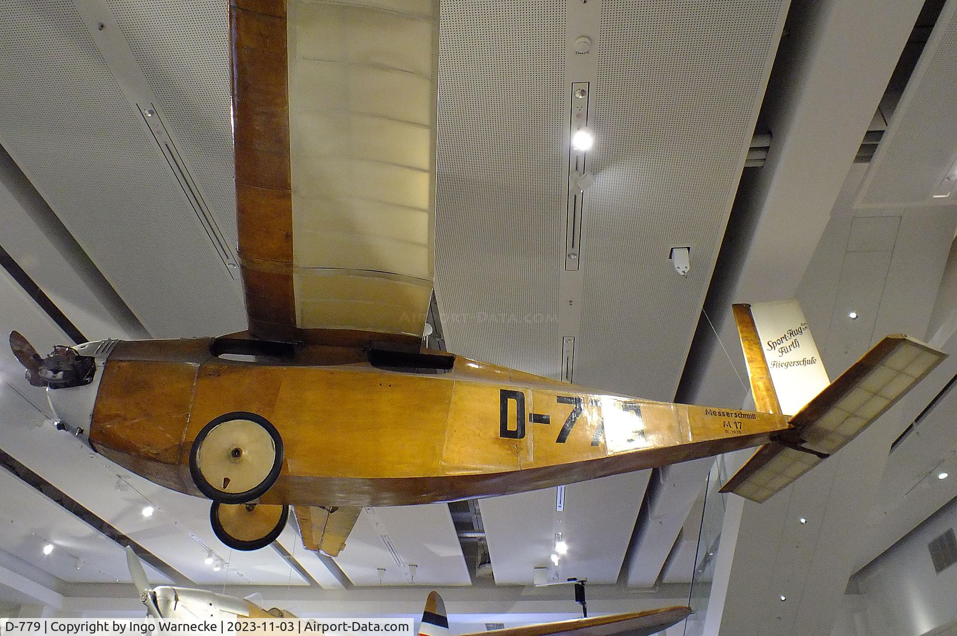 D-779, 1925 Messerschmitt M-17 C/N 25, Messerschmitt M 17 at Deutsches Museum, München (Munich)
