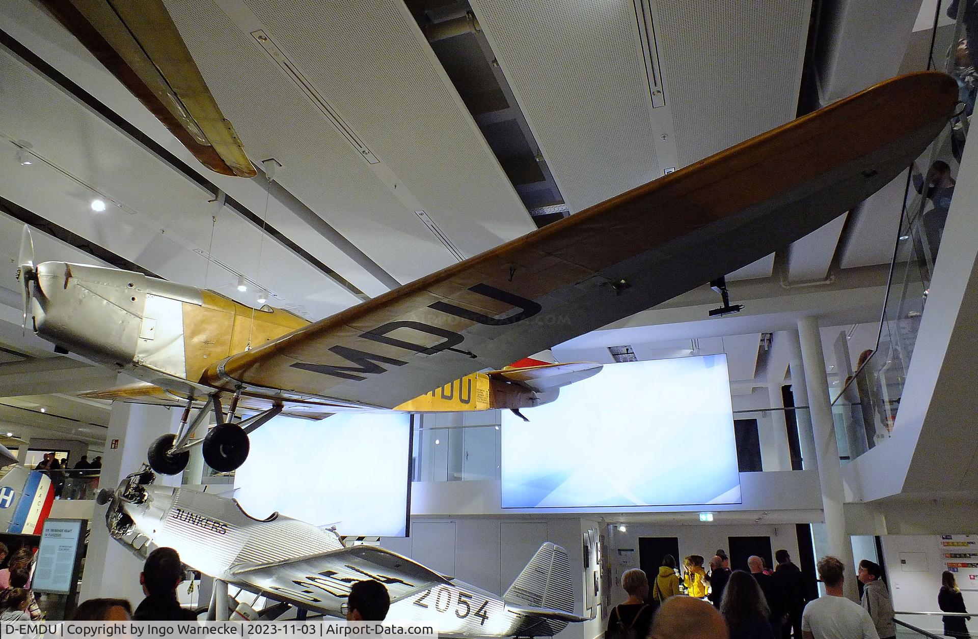 D-EMDU, 1935 Klemm L25e C/N 980, Klemm L 25 e at Deutsches Museum, München (Munich)
