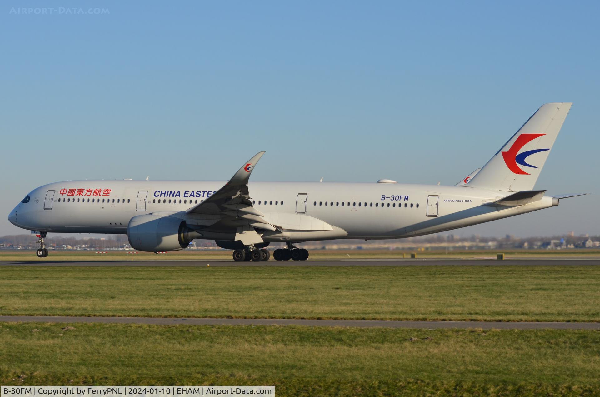 B-30FM, 2020 Airbus A350-941 C/N 408, Departure of China Eastern A359 to Shanghai