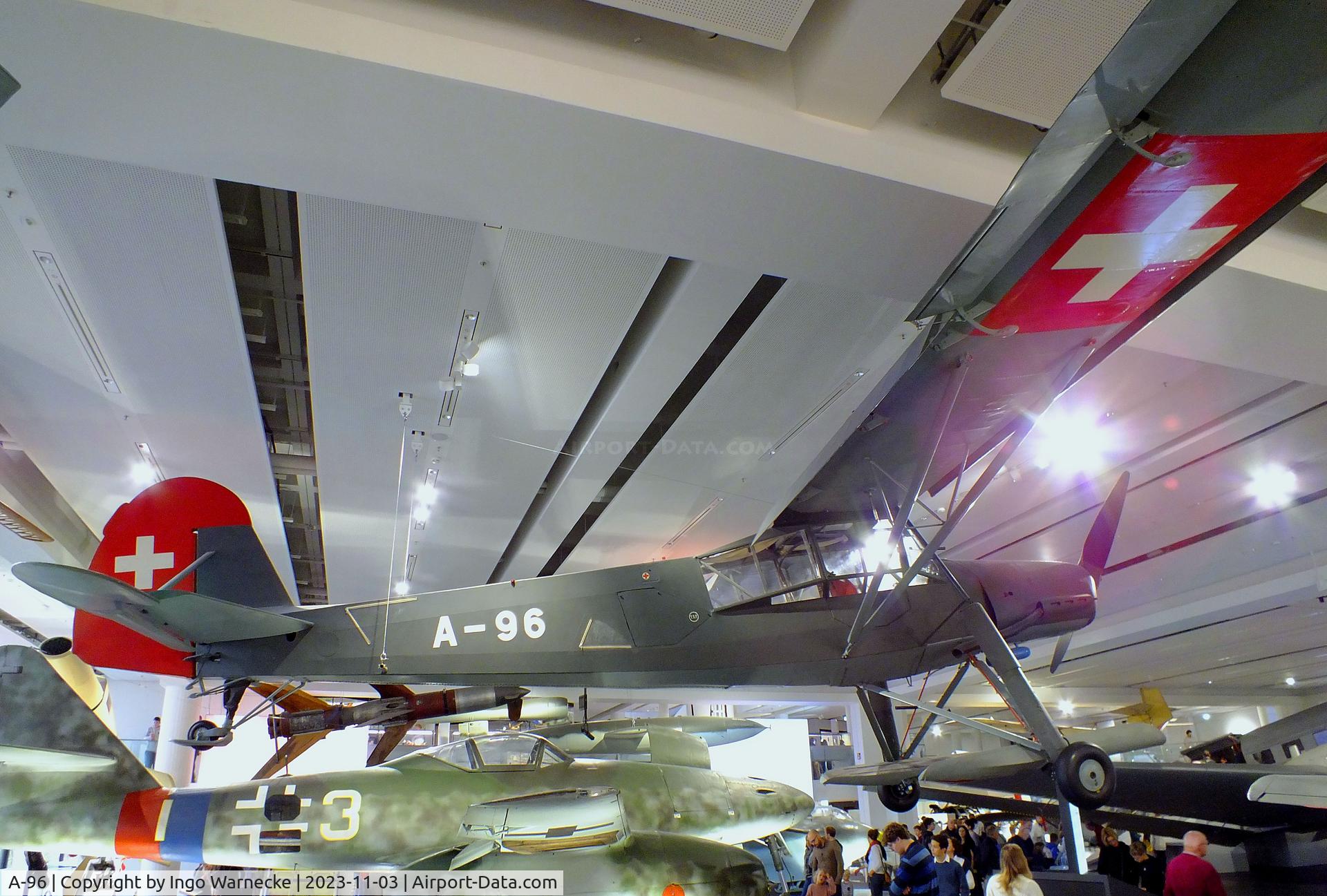 A-96, Fieseler Fi-156C-3 Storch C/N 4299, Fieseler Fi 156C-3 Storch at Deutsches Museum, München (Munich)