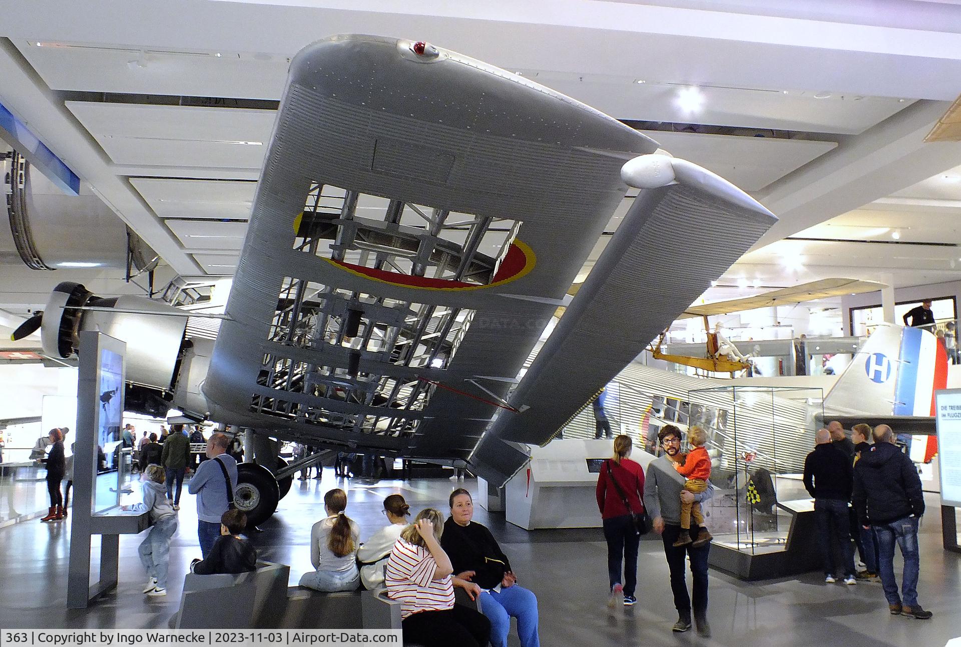 363, Junkers (AAC) AAC-1 Toucan (Ju-52) C/N 363, Ateliers Aeronautiques de Colombes AAC.1 Toucan (post-war french built Junkers Ju 52/3m) at Deutsches Museum, München (Munich)