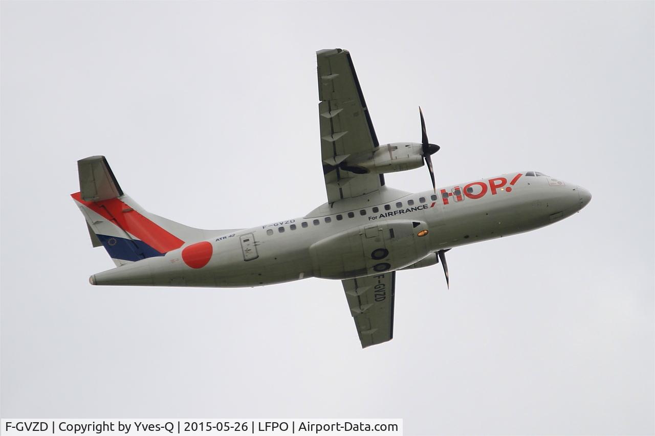 F-GVZD, 1996 ATR 42-500 C/N 530, ATR 42-500, Take off rwy 08, Paris-Orly airport (LFPO-ORY)