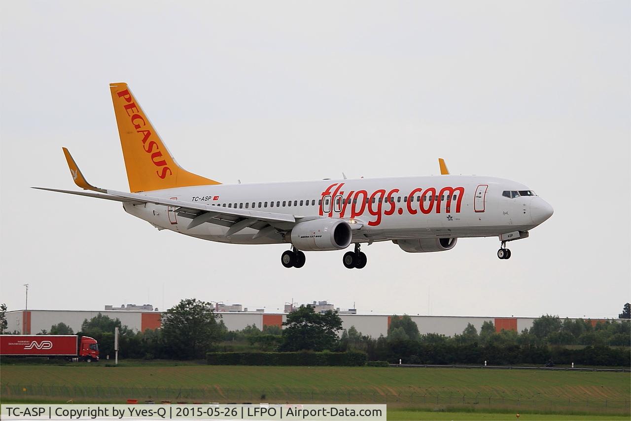 TC-ASP, 2011 Boeing 737-82R C/N 40011, Boeing 737-82R, On final rwy 06, Paris-Orly airport (LFPO-ORY)