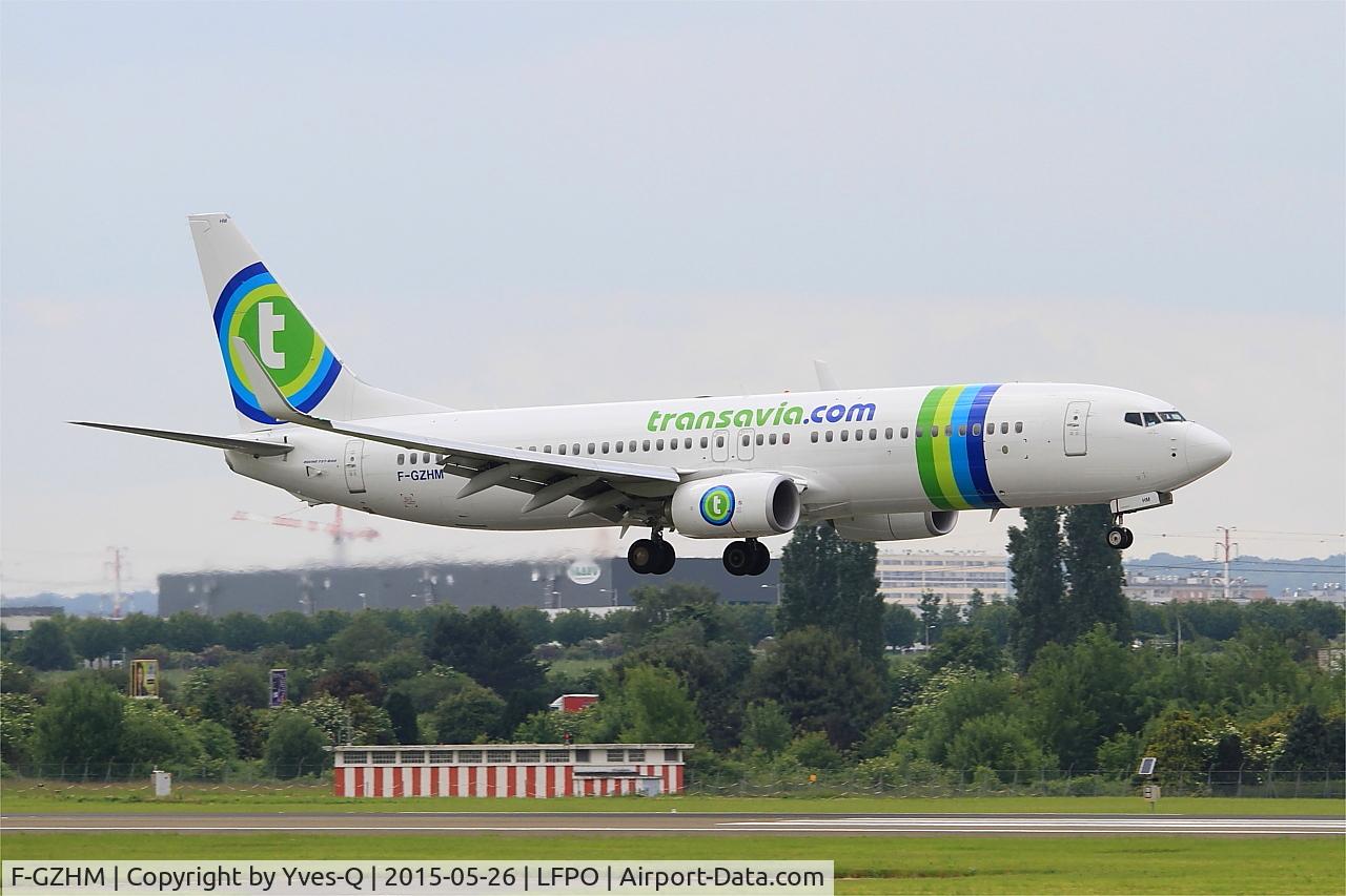 F-GZHM, 2014 Boeing 737-8K2 C/N 37792, Boeing 737-8K2, Landing rwy 06, Paris-Orly airport (LFPO-ORY)