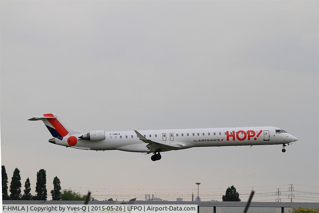 F-HMLA, 2010 Bombardier CRJ-1000EL NG (CL-600-2E25) C/N 19004, Bombardier CRJ-1000EL NG, Landing rwy 06, Paris-Orly airport (LFPO-ORY)