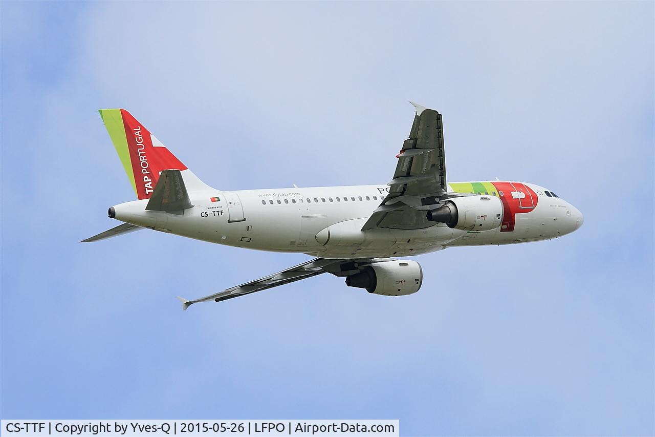 CS-TTF, 1998 Airbus A319-111 C/N 837, Airbus A319-111, Climbing from Rwy 08, Paris-Orly Airport (LFPO-ORY)