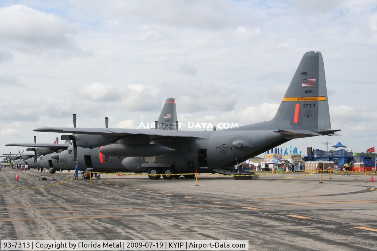 93-7313, 1993 Lockheed C-130H Hercules C/N 382-5378, Thunder Over Michigan 2009 zx