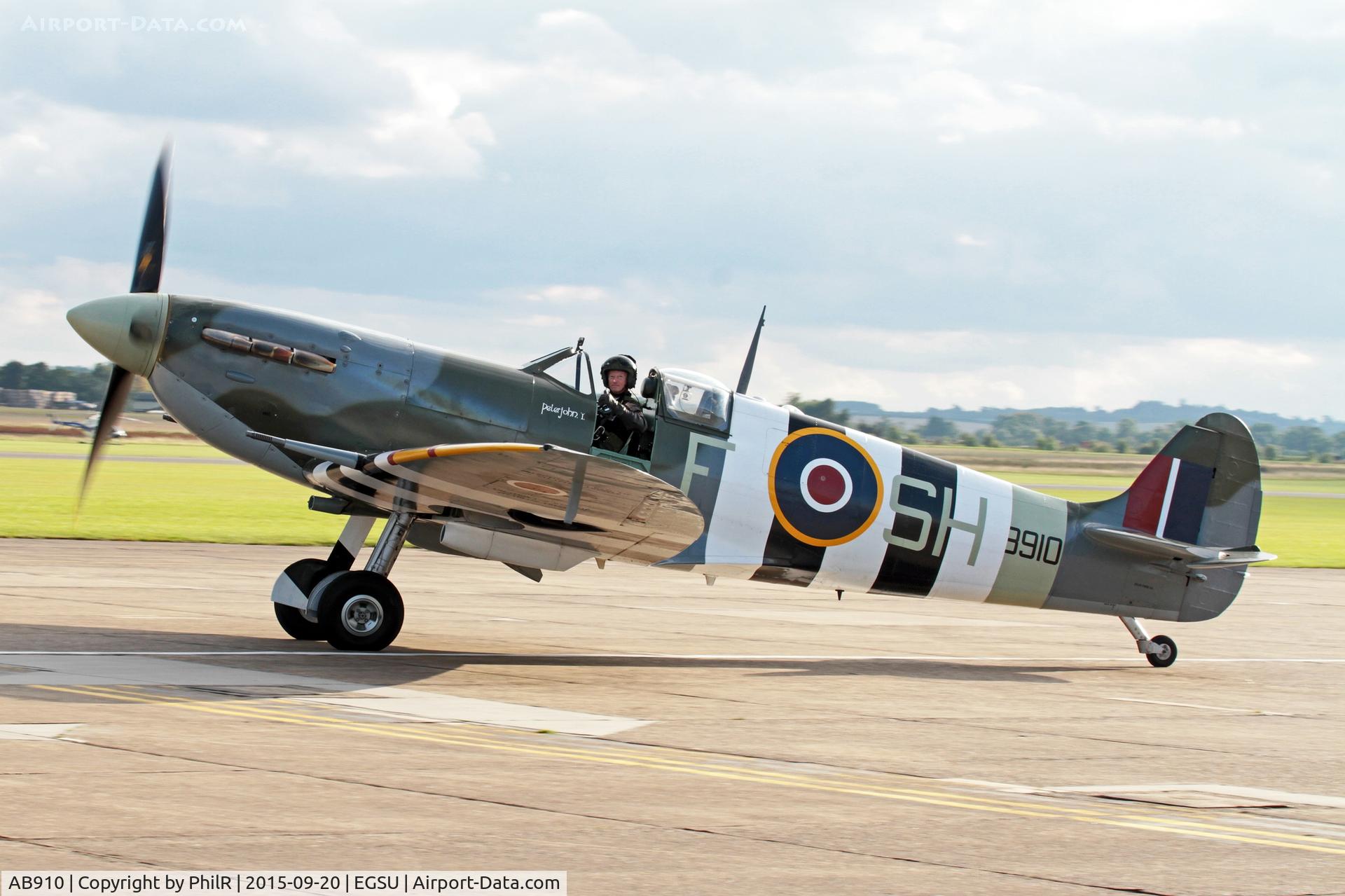 AB910, Supermarine 349 Spitfire LF.Vb C/N CBAF.1061, AB910 1941 VS Spitfire Vb RAF BoB 75th Anniversary Duxford