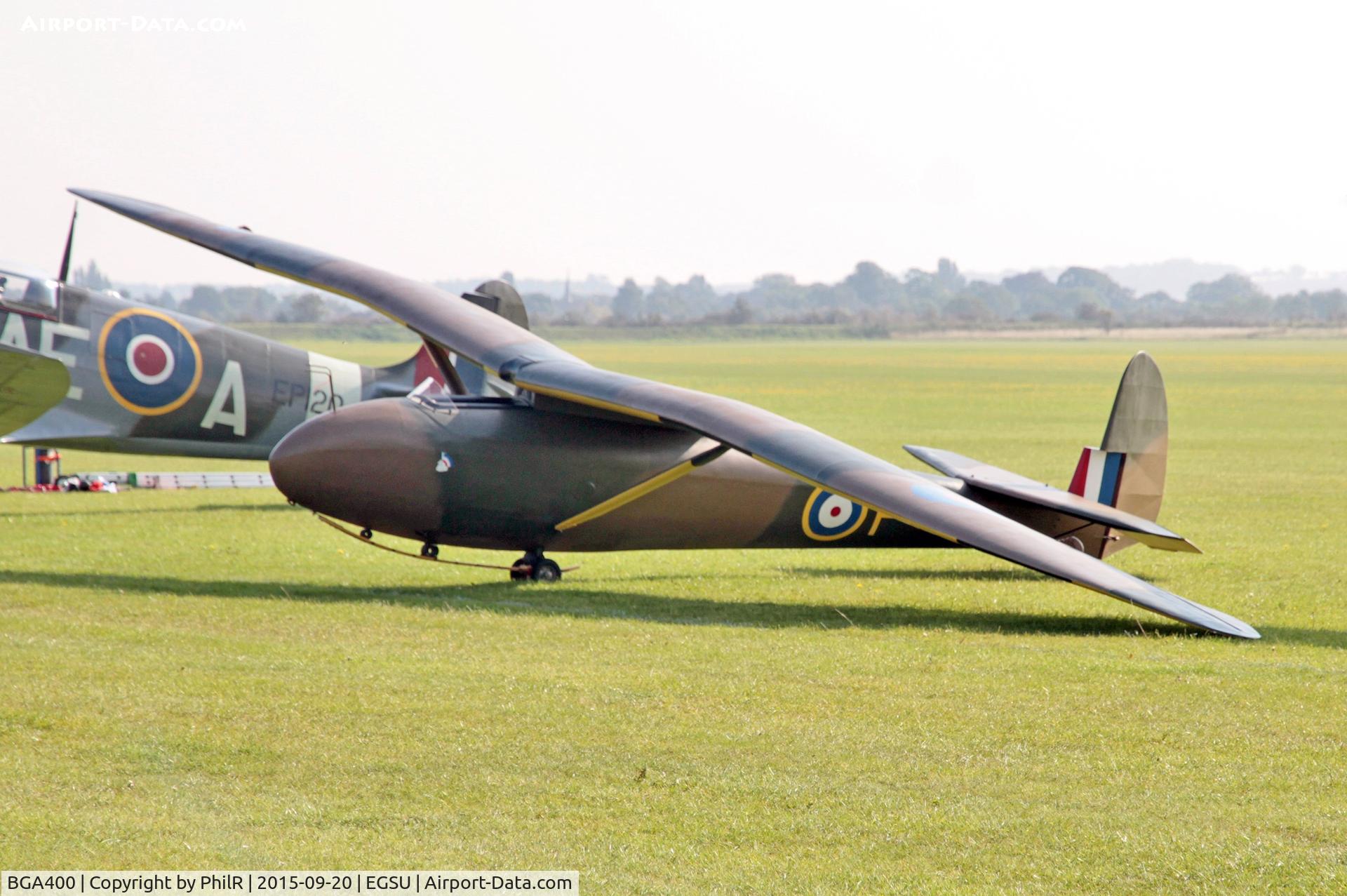 BGA400, Slingsby T-6 Kite 1 C/N 355A, BGA400 (VD165) 1940 Slingsby T.6 Kirby Kite BoB 75th Anniversary Duxford