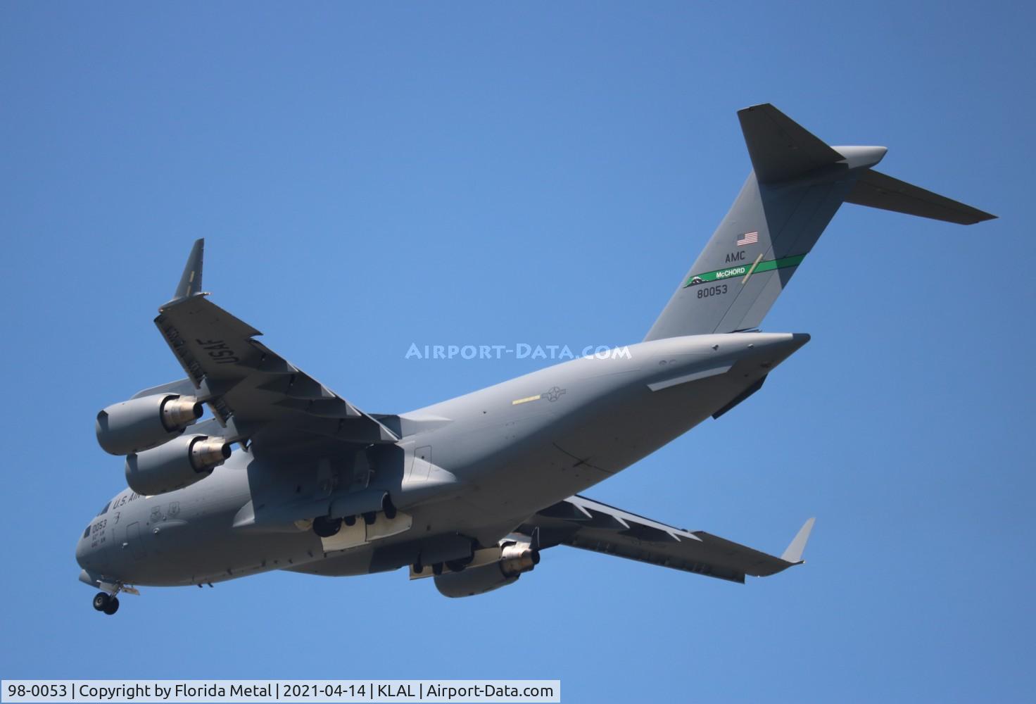 98-0053, 1998 Boeing C-17A Globemaster III C/N F-56/P-53, Sun N Fun 2021 zx LAL