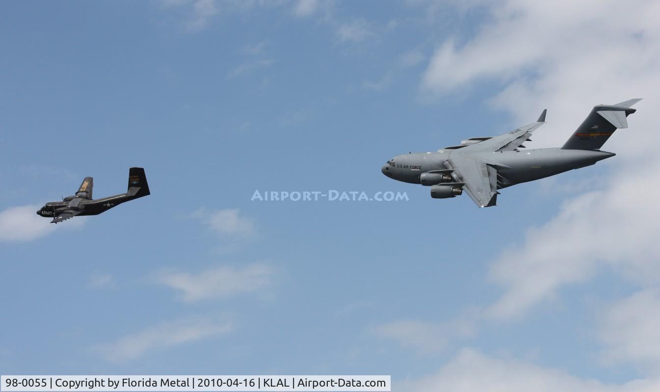98-0055, 1998 Boeing C-17A Globemaster III C/N F-58/P-55, Sun N Fun 2010 zx LAL