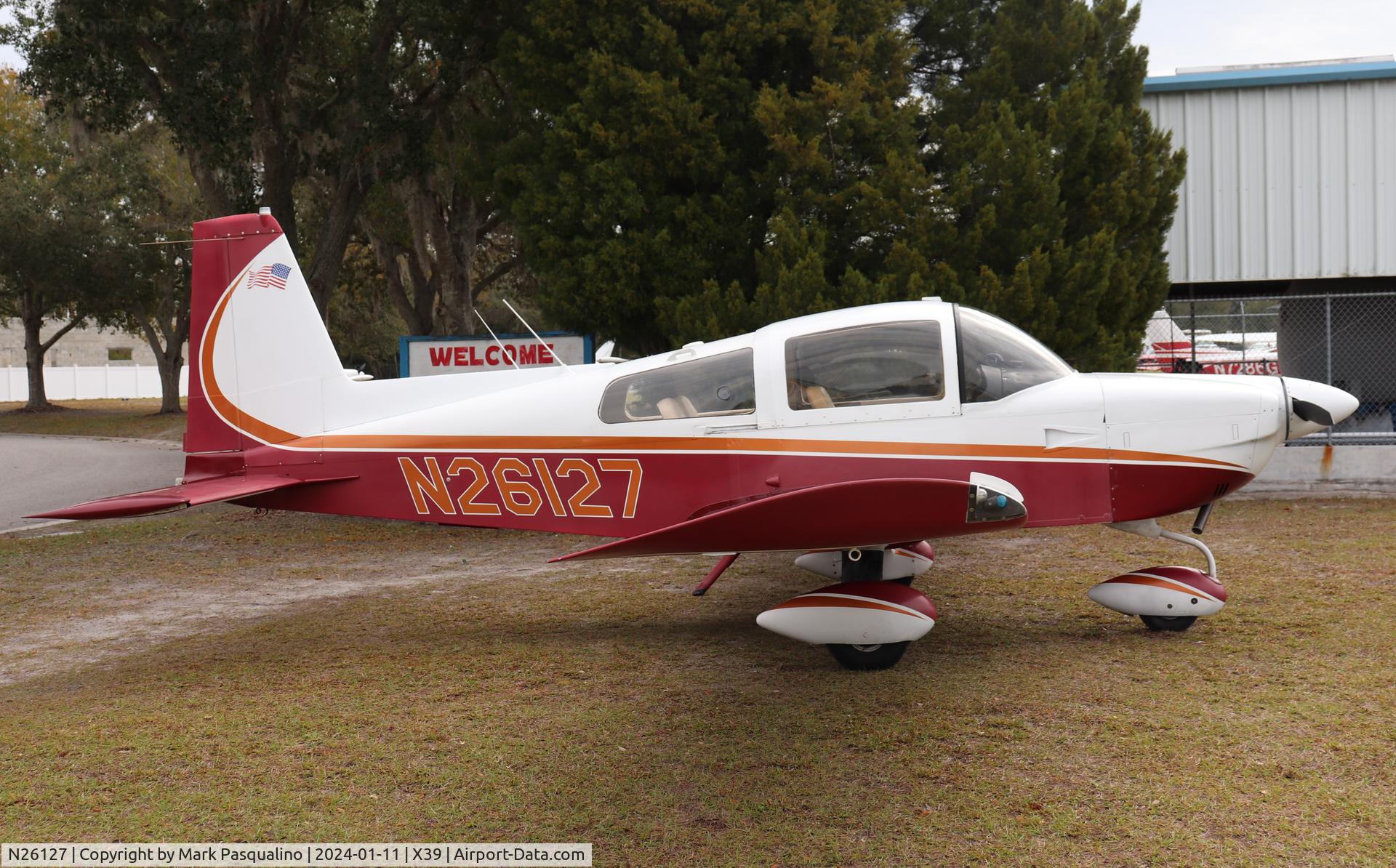 N26127, 1977 Grumman American AA-5A Cheetah C/N AA5A0446, Grumman American AA-5A