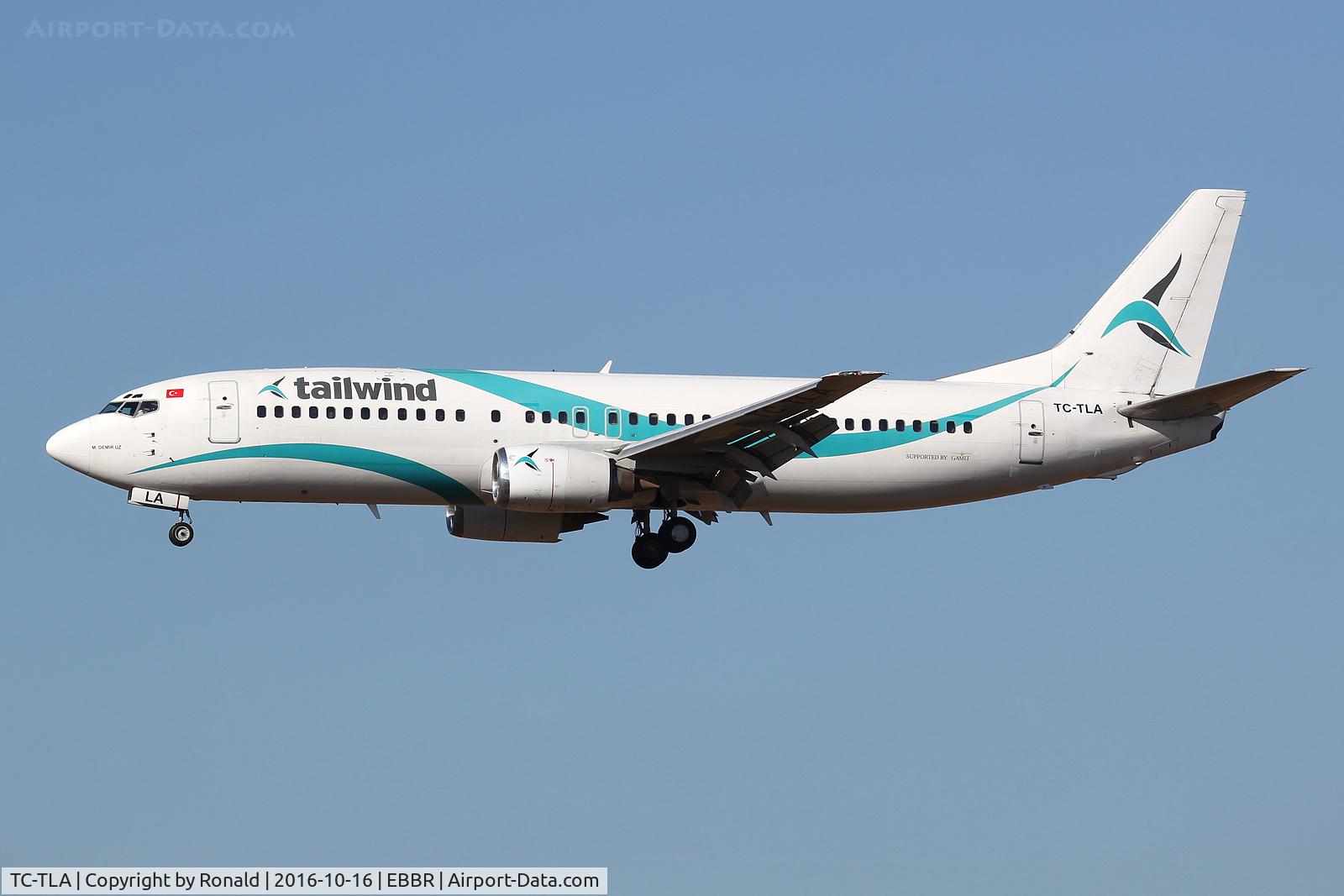 TC-TLA, 1993 Boeing 737-4Q8 C/N 25107, at bru