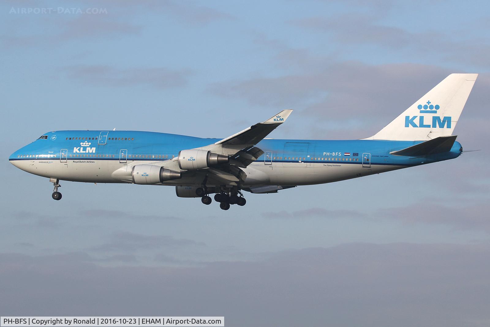 PH-BFS, 1996 Boeing 747-406BC C/N 28195, at spl