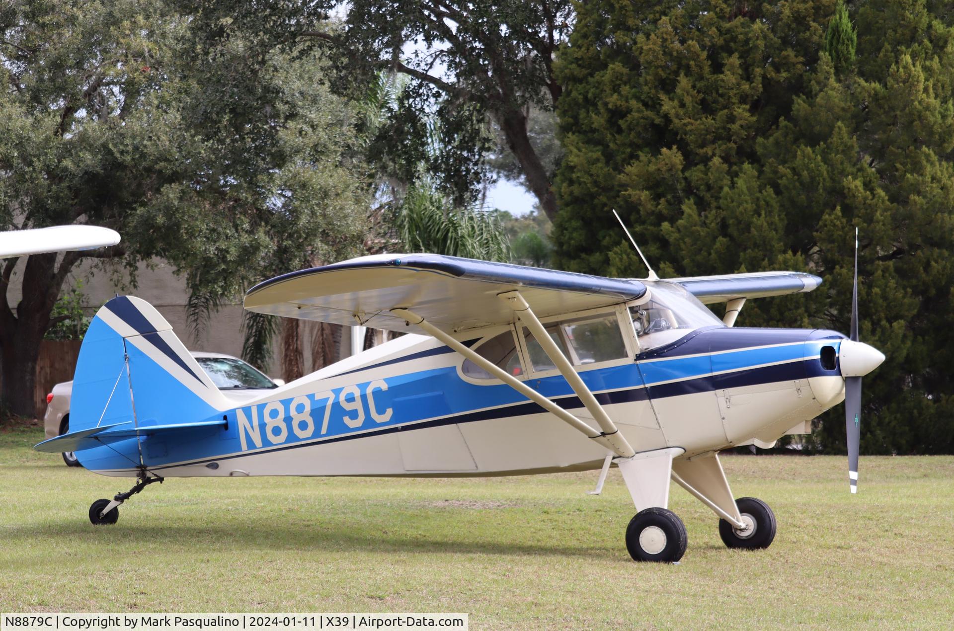 N8879C, 1953 Piper PA-22-135 Tri-Pacer C/N 22-1489, Piper PA-22-135