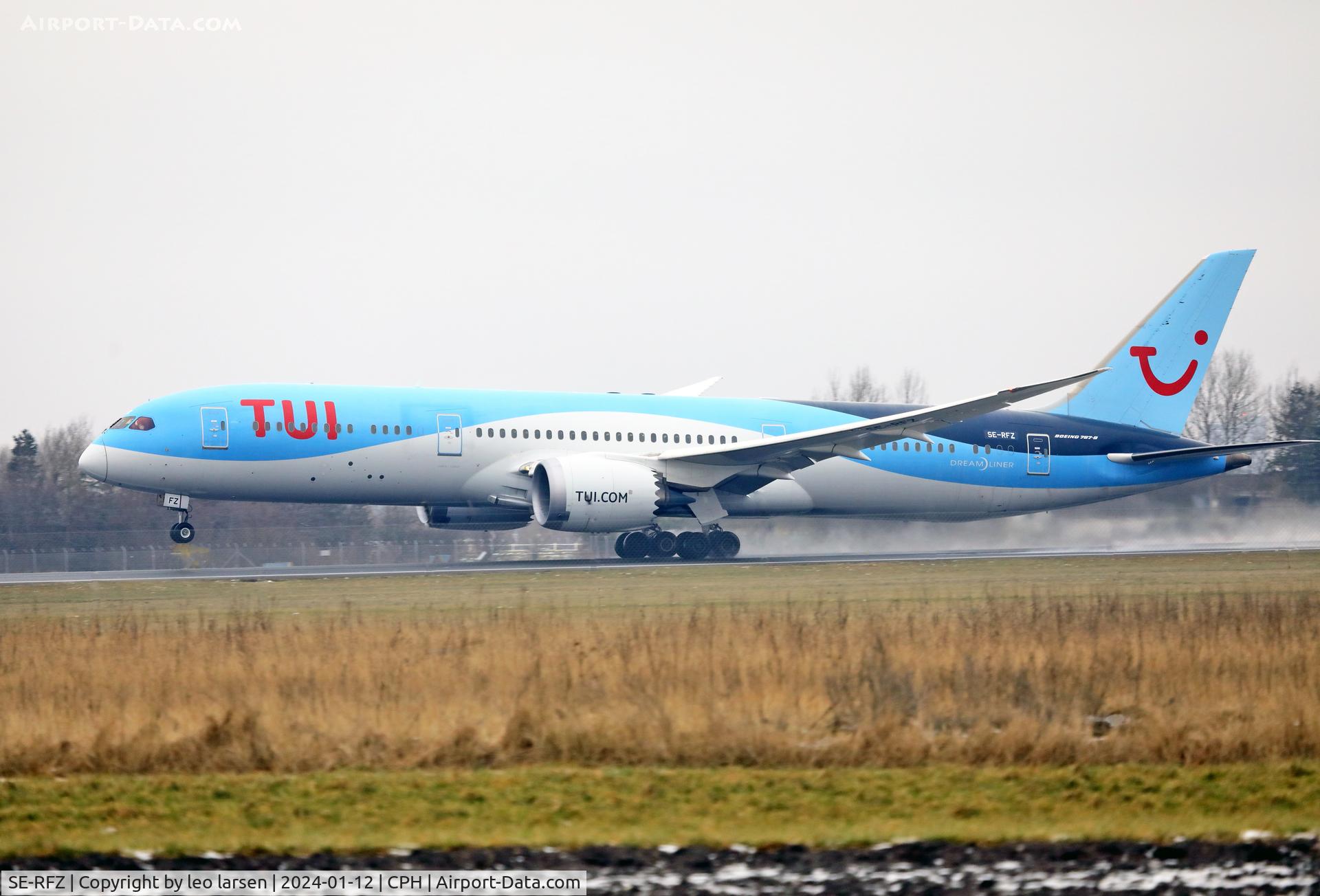 SE-RFZ, 2017 Boeing 787-9 Dreamliner C/N 44579, Copenhagen 12.1.2024