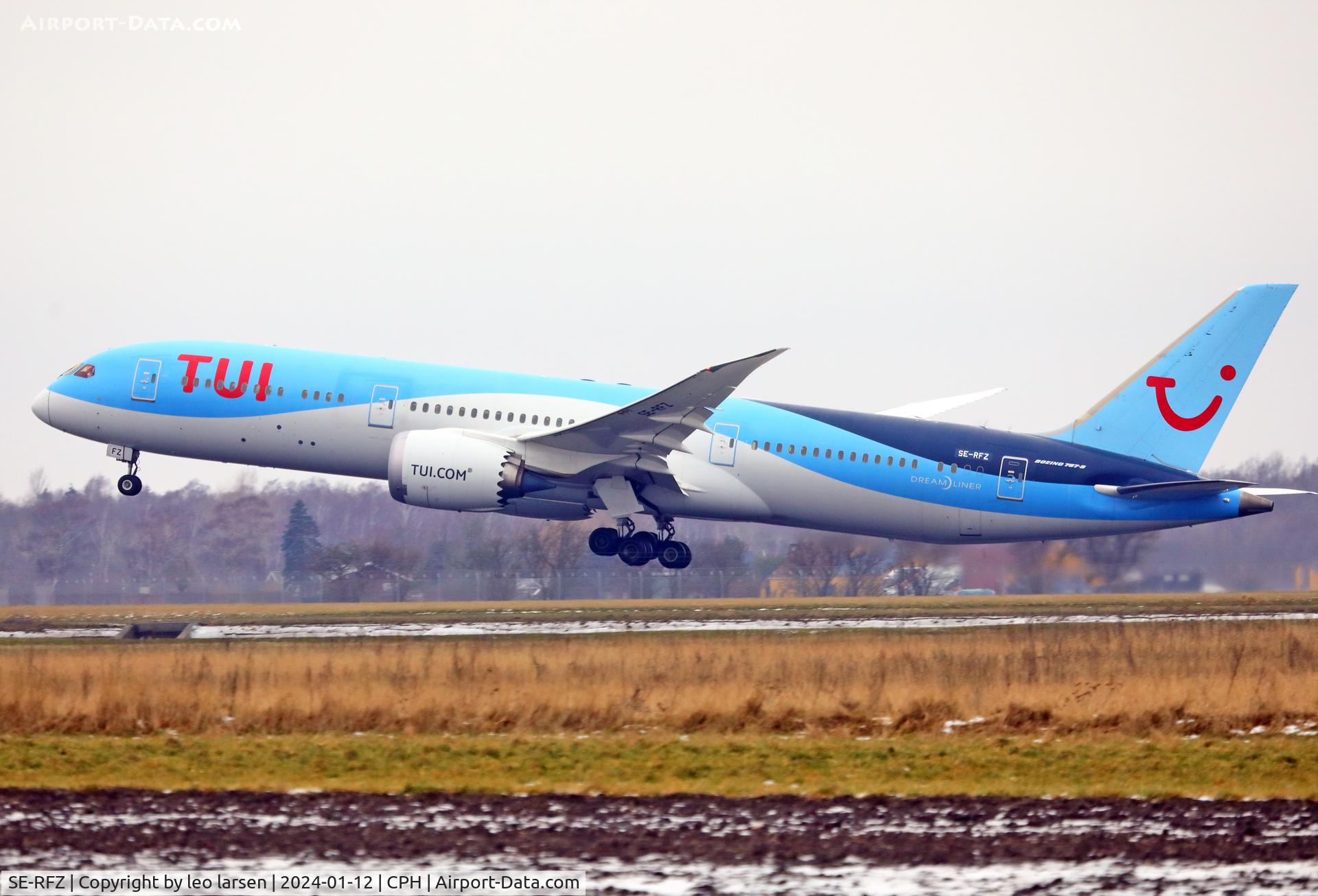 SE-RFZ, 2017 Boeing 787-9 Dreamliner C/N 44579, Copenhagen 12.1.2024