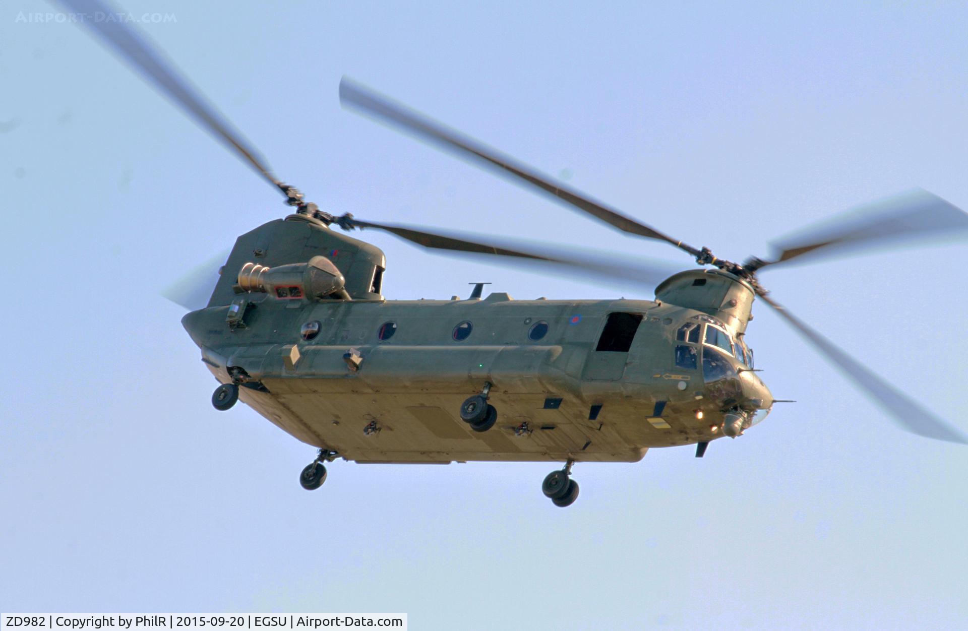 ZD982, 1981 Boeing Vertol Chinook HC.2 C/N M/A039/B-874/M7019, ZD982 B-V Chinook HC4 RAF BoB 75th Anniversary Duxford