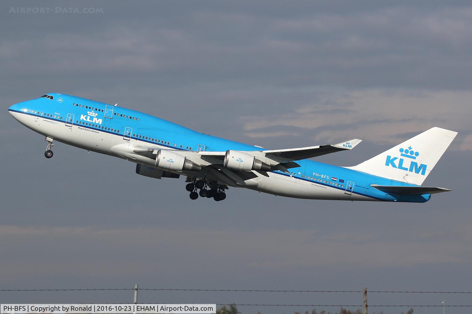 PH-BFS, 1996 Boeing 747-406BC C/N 28195, at spl