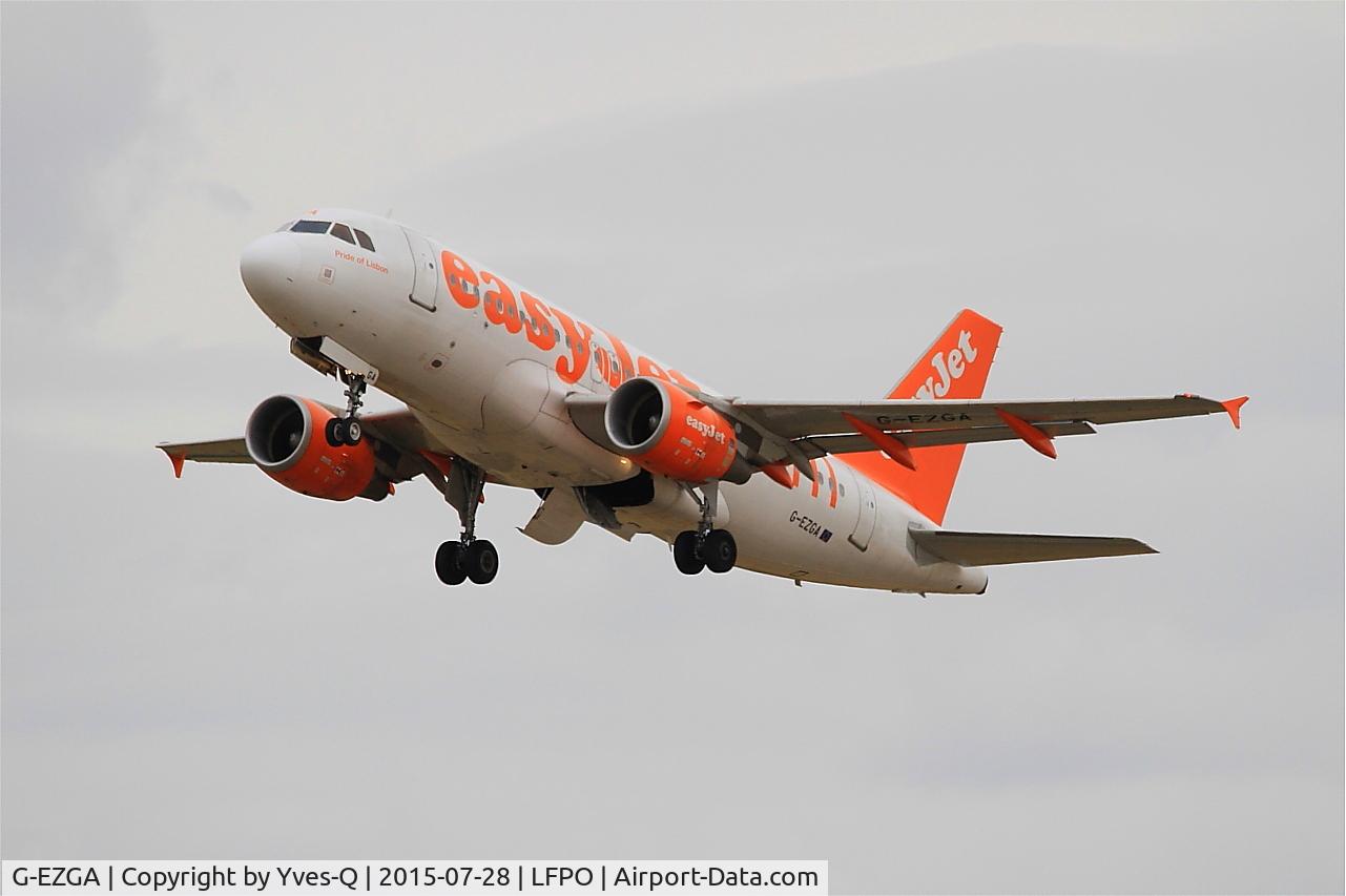 G-EZGA, 2010 Airbus A319-111 C/N 4427, Airbus A319-111, Take off rwy 24, Paris-Orly airport (LFPO-ORY)
