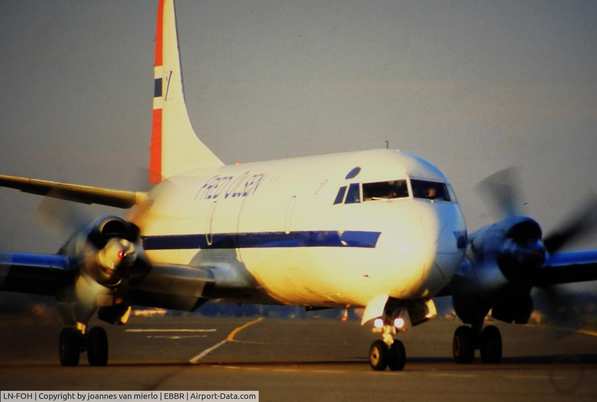 LN-FOH, 1960 Lockheed L-188A(F) Electra C/N 1145, ex-slide