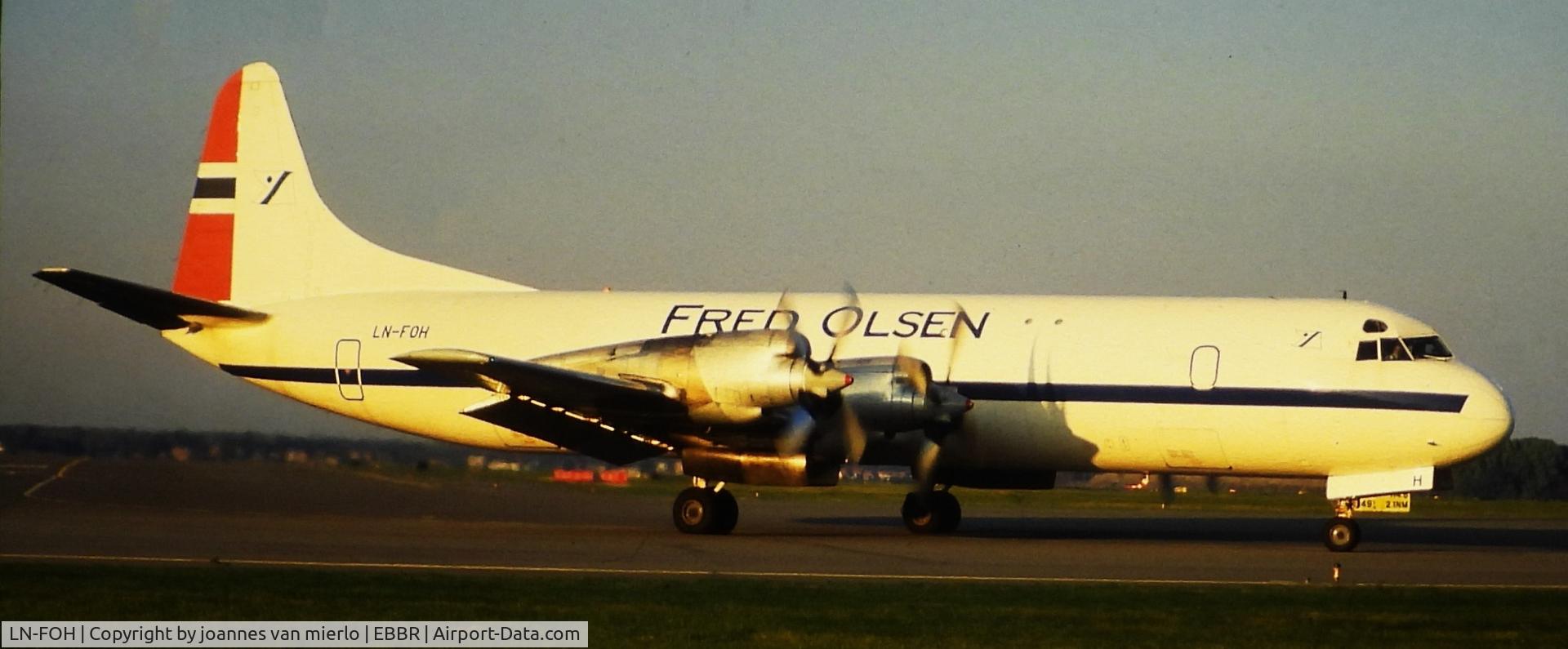 LN-FOH, 1960 Lockheed L-188A(F) Electra C/N 1145, ex-slide