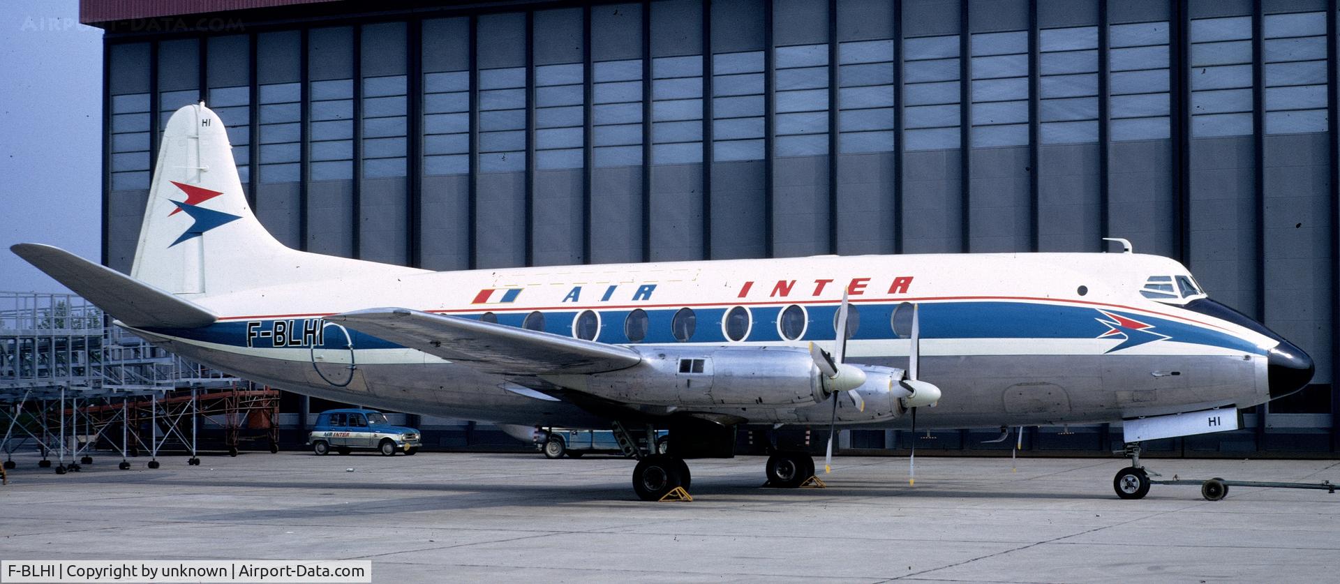 F-BLHI, 1954 Vickers Viscount 708 C/N 36, Unknown