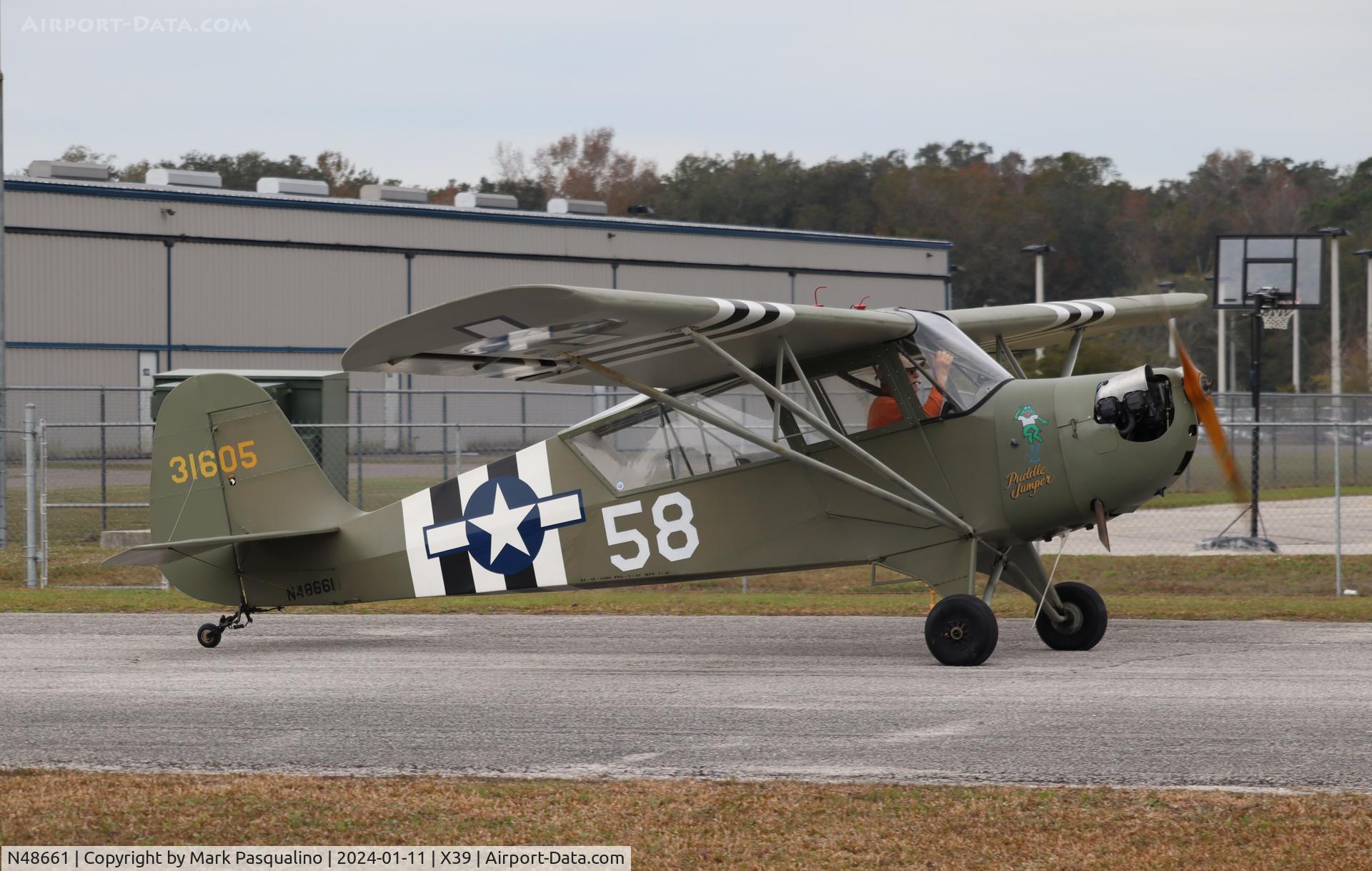N48661, 1947 Aeronca 0-58B Grasshopper C/N 058B5352, Aeronca O-58B